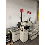 Self-checkout POS station w/ monitors, scales, receipt printer