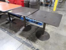 steel cafe tables