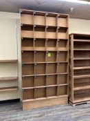 WOODEN CUBBY STYLE MERCHANDISER