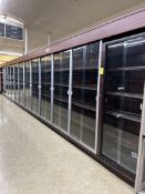 40FT OF MADIX WALL SHELVING