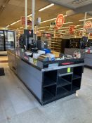UNMARKED SINGLE BELT CHECKSTAND (NO POS)