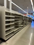 48FT OF MADIX WALL SHELVING