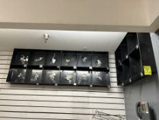 WALL MOUNTED CUBE STYLE FLORAL STORAGE UNITS
