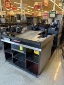 UNMARKED SINGLE BELT CHECKSTAND (NO POS)