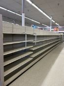 51FT OF MADIX GONDOLA SHELVING