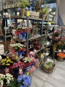 4-TIER SHELVING UNITS W/ METAL UPRIGHTS