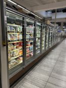 29 DOOR RUN OF 2000 HUSSMANN LOW TEMP REACH-IN CASES