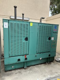 ONAN GENSET 35KW DIESEL FUELED BACKUP GENERATOR W/ HOUSING
