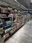 62FT OF MADIX GONDOLA SHELVING