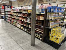 21FT OF MADIX GONDOLA SHELVING