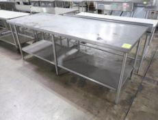 stainless table w/ undershelf