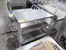 aluminum 3-tier transport cart