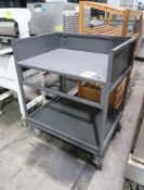 steel service cart
