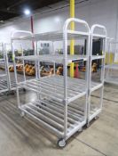 aluminum cooler racks on casters