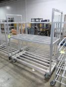 aluminum cooler racks on casters