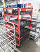 3-tier restock cart w/ undercage
