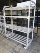 aluminum cooler rack on casters