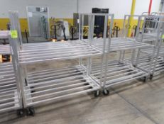 aluminum cooler racks on casters