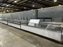 (M) NEW 2025 HUSSMANN 36FT RUN LOW TEMP BUNKER CASE 208V DEFROST INCLUDES BOTH ENDS