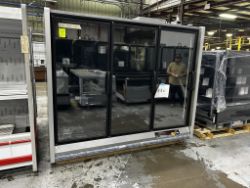 (M) NEW 2025 THREE DOOR HUSSMANN LOW TEMP REACH IN FRREZER (INCLUDES BOTH ENDS)