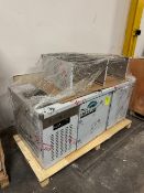 New 2-door prep station bar freezer w/ sink & step shevling