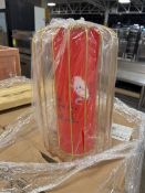 New large hanging red lanterns w/ light bulbs