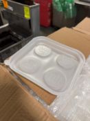 New boxes of plastic dumpling plates
