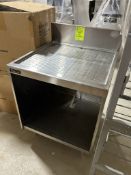 PERLICK STAINLESS STEEL BAR BACK DRAIN TABLE