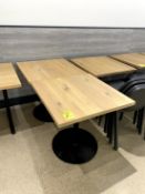 SQUARE WOOD CAFÉ TABLES