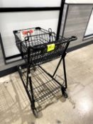 SMALL BLACK SHOPPING CART