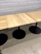 SQUARE WOOD CAFÉ TABLES