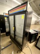 TRUE GDM-43F-HC-TSL01 GLASS DOOR FREEZER