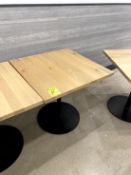 SQUARE WOOD CAFÉ TABLES