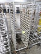 aluminum sheet pan rack