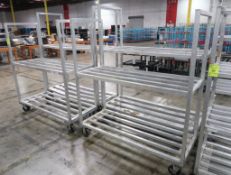 aluminum cooler racks on casters