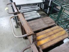 steel low flat carts