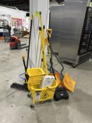 MOP BUCKET AND JANITORIAL ITEMS