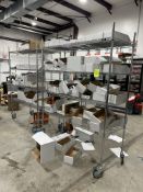 60IN X 24IN X 78IN STAINLESS ULINE RACKS ON CASTERS