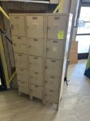 15 DOOR EMPLOYEE LOCKER SYSTEM