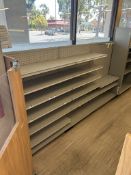 17FT OF LOZIER WALL SHELVING