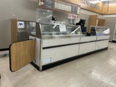 186IN WIDE ICE CREAM SERVICE COUNTER (DIPPING CABINETS SEPARATE LOTS)
