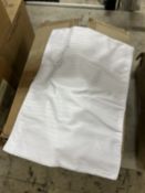 12 X 16.5 WHITE POLYESTER PILLOW CASES