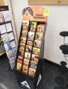 display with Halloween greeting cards