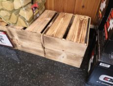 wooden crates
