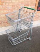 two-tier shopping carts