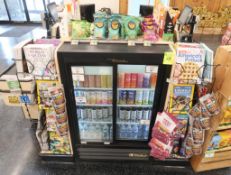 checkstand magazine/candy rack for U-shaped checkstands