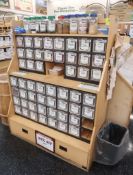 bulk spice bins w/ cabinet