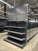 12FT OF LOZIER END CAP SHELVING