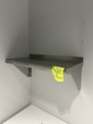 24IN X 12IN STAINLESS WALL SHELF