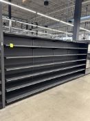 16FT OF LOZIER WALL SHELVING